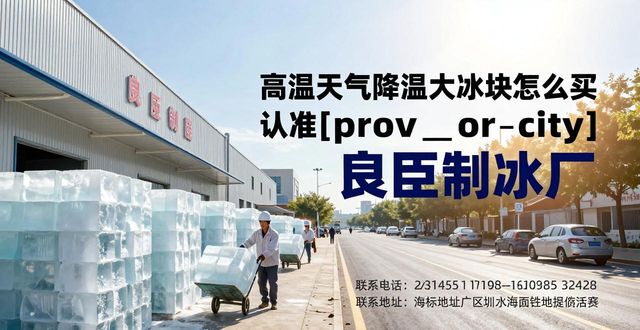 高温天气降温大冰块怎么买 认准贵阳良臣制冰厂