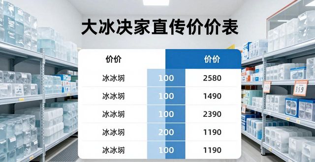 大冰块批发厂家怎么选？贵阳直供渠道靠谱吗